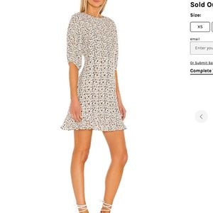Faithful the Brand Floral Mini Dress, S